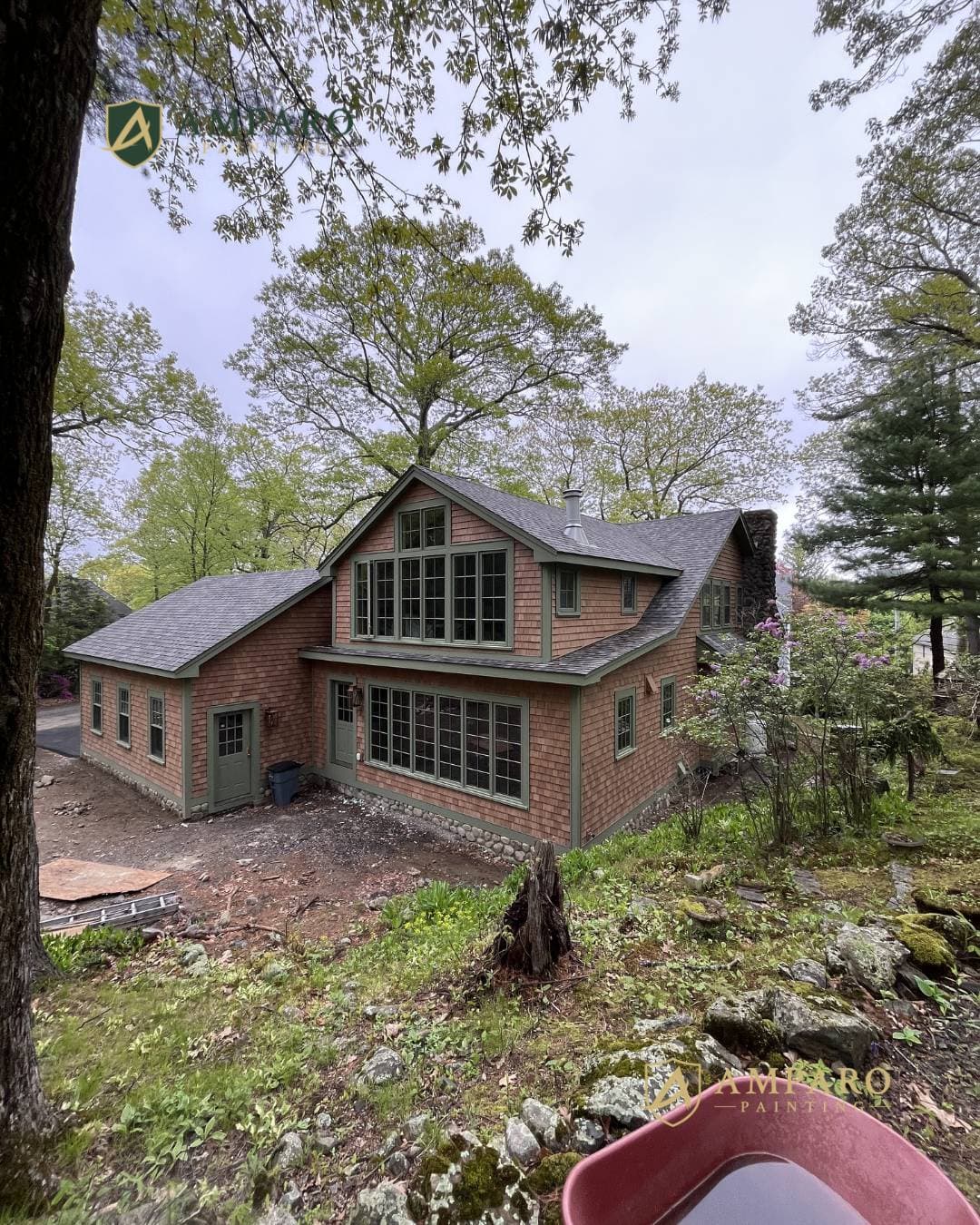 Exterior Home Repaint in Lexington, MA — photo 3 of 9