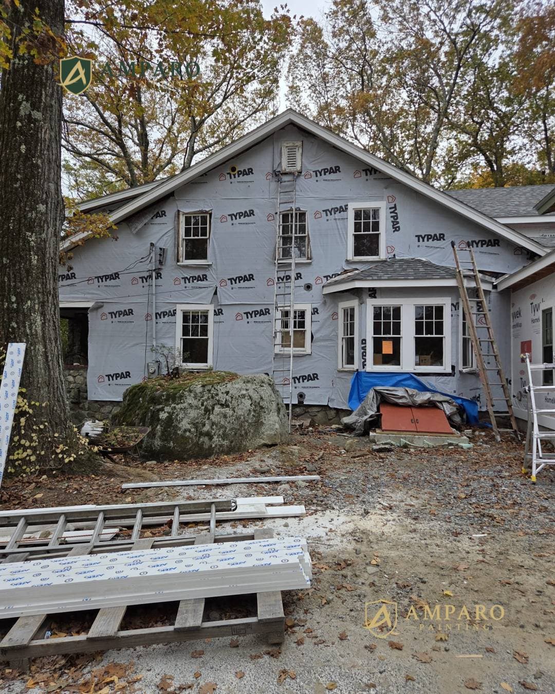 Exterior Home Repaint in Lexington, MA — photo 8 of 9